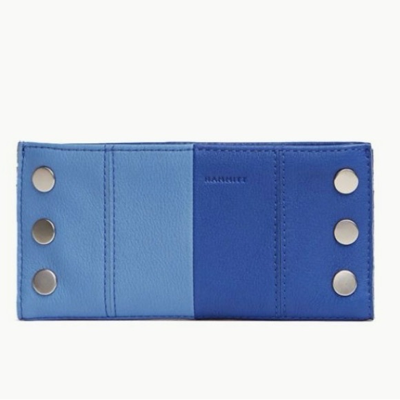 Hammitt North Wallet, Oasis Blue and Brushed Silver Hardware - Picture 3 of 6